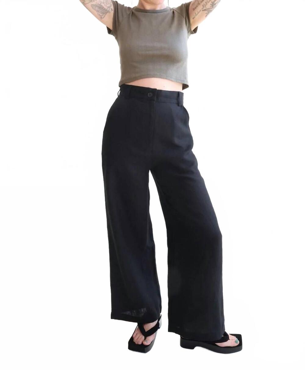 NEW FIRST RITE avery trousers in black